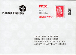 Pret A Poster Reponse (PAP) Institut Pasteur Agr.248900 (Marianne Yseult-Catelin) - Prêts-à-poster: Réponse