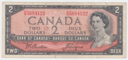 Canada 2 Dollars 1954 (1955-61) Fine Pick 76a - Canada