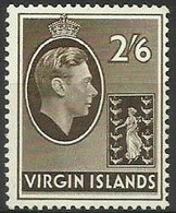 Virgin Islands - 1938 King George VI 2/6d MNH **  Sc 84 - Iles Vièrges Britanniques