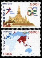 Laos 2012 - Yt 1823/24 ; Mi 2228/29 ; Sn 1862/63 (**) Asian-European Summit Meeting, Vientiane - Laos