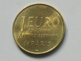 1 Euro Du 13 ème Arrondissement De Paris - Mairie Du 13 - 7-17 Mai 1998 ***** EN ACHAT IMMEDIAT **** - Euros Des Villes