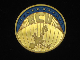 Médaille  Ecu 1999 - à Identifier - Projet D'essai ?    **** EN ACHAT IMMEDIAT **** - Essais Privés / Non-officiels