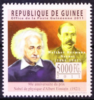 Guinea 2011 MNH, Einstein, Walther Nernst Nobel Prize In Chemistry - Albert Einstein