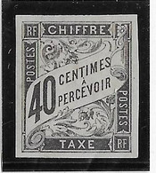 Colonies Générales Taxe N°10 - Neuf * Avec Charnière - TB - Taxe