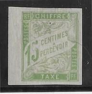 Colonies Générales Taxe N°20 - Variété Chiffre "5" Blanc En Partie - Neuf * Avec Charnière - TB - Impuestos