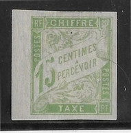 Colonies Générales Taxe N°20 - Variété Chiffre "5" Blanc En Partie - Neuf * Avec Charnière - TB - Strafportzegels