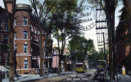 CPA -  NEW  HAVEN - CONN -  YORK  STREET -  1913 - New Haven
