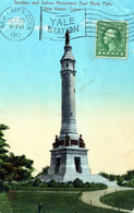 CPA -  NEW  HAVEN - CONN -  Soldiers And Sailors Monument,  East Rock Park - 1912 - New Haven