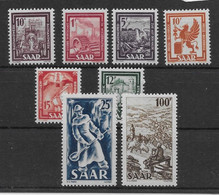 Sarre N°255/262 - Neuf ** Sans Charnière - TB - Unused Stamps