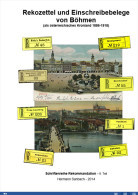 Rekozettel Und Einschreibebelege Von Böhmen Als österreichisches Kronland, 1886 Bis 1918 - Philately And Postal History