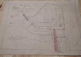 Plan D'usine De Chézelles à Fismes J;Beucher 1916 - Andere Plannen