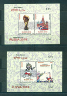 Bangladesh 2018- FIFA World Cup, Russia 2 M/sheets - 2018 – Russie