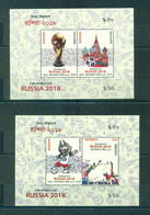 Bangladesh 2018- FIFA World Cup, Russia 2 M/sheets - 2018 – Rusia
