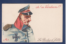 CPA [59] Nord > Lille Les Boches à Lille Satirique Caricature Signé LM 1916 Non Circulé éditeur Wartel - Lille