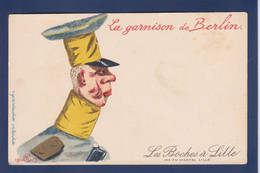 CPA [59] Nord > Lille Les Boches à Lille Satirique Caricature Signé LM 1916 Non Circulé éditeur Wartel - Lille