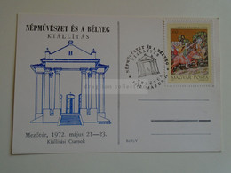 D184753 Hungary  Potstcard Levelezőlap - MEZŐTÚR   Stamp Exhibition  1972 - Briefe U. Dokumente