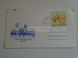 D184758   Hungary  Potstcard Levelezőlap - MEZŐTÚR   Stamp Exhibition  1968 - Cartas & Documentos