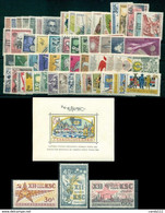 1962 Czechoslovakia Complete MNH Year Set=61 St + 1s/s - Volledig Jaar