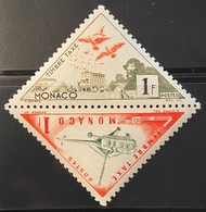 MCOT039A-39BMNH - Tax Stamps - Means Of Transport - 2 X 1 F - Monaco - 1954 - Fiscales