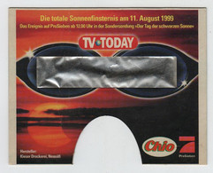 Eclipse Totale De Soleil  11 Août 1999 Lunette Pour Regarder Pub TV TODAY - Otros & Sin Clasificación