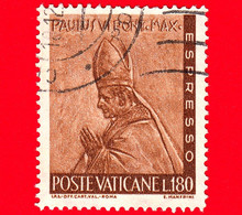 VATICANO  - Usato - 1966 - Il Lavoro Dell'uomo - ESPRESSI - 180 L. • Paolo VI - Express