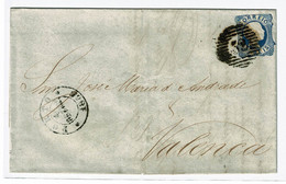 Portugal, 1855, # 7, Porto-Valença - Lettres & Documents