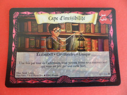 Harry Potter Trading Card Game 12/116 - 2001  - Ill. Scott Lewis - Cape D'invisibilité Hologramme Wizards - Harry Potter