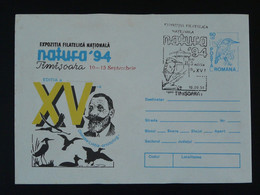 Entier Postal Stationery Martin-pêcheur Kingfisher 1994 Roumanie Romania Ref 101173 - Annullamenti & A. Meccaniche (pubblicitarie)