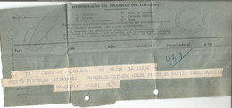 TELEGRAMA 1955 SALAMANCA  A EIBAR MAT TELECOMUNICACION FABRICA DE PISTOLAS STAR GUN - Telegramas