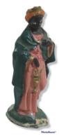 74313 Pastorello Presepe - Statuina In Plastica - Pastore Con Pecora - Weihnachtskrippen