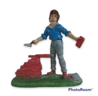 22628 Pastorello Presepe - Statuina In Plastica - Muratore - Christmas Cribs