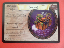 Harry Potter Trading Card Game 30/116 - 2001 Wizards  Ill. Lewis  - Dragon Unique - Norbert - Harry Potter