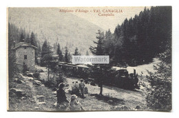 Altipiano D'Asiago - Val Canaglia, Campiello - Ferrovia, Treno A Vapore - Old Italy Postcard - Autres Villes