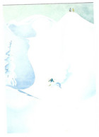 CP   SAMIVEL  La Neige: Le Ski En Poudreuse  17x12 - Sempé