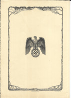 DR Hakenkreuz-Schmuck-Telegramm Berlin - Militaria