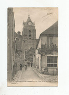 VILLENEUVE LE GUYARD (YONNE) L'EGLISE ET RUE HOUSSET (ANIMATION) 1903 - Villeneuve-la-Guyard