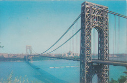 USA - New York - George Washington Bridge - Hudson River