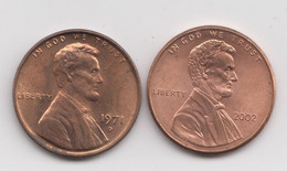 @Y@   United States Of America  1  Cents  1971  +  2002   (3068 ) - Sin Clasificación