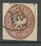Russia 1875 ☀ Postcard Used Cut - Oblitérés