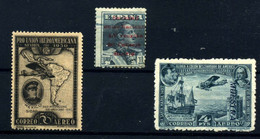España Nº 465, 586, 591. Año 1929/30 - Nuevos