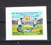 Italia   -  2018. Associazione Italiana Calciatori .Italian Footballers Association. Self Adhesive - Usati