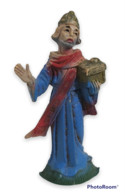 30068 Pastorello Presepe - Statuina In Plastica - Re Magio - Presepi