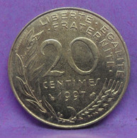 20 Centimes Marianne 1997 - TTB - Ancienne Pièce De Monnaie Collection Française - N22915 - E. 20 Centimes