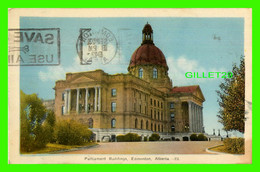 EDMONTON, ALBERTA - PARLIAMENT BUILDINGS -TRAVEL IN 1942 - PECO - - Edmonton