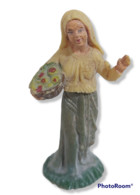 74251 Pastorello Presepe - Statuina In Plastica NARDI - Donna Con Cesta - Nacimientos - Pesebres