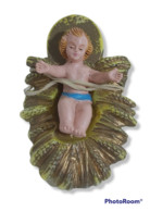 74129 Pastorello Presepe - Statuina In Plastica - Bambino Gesù - Weihnachtskrippen