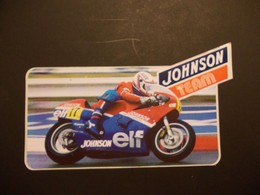 Autocollant - Oude Sticker Moto Sport Johnson Team Elf #17 - Autocollants
