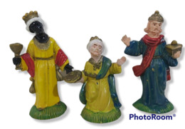 43923 Pastorello Presepe - 3 Statuine In Plastica - Re Magi - Kerstkribben