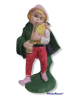 33925 Pastorello Presepe - Statuina In Plastica - Musicante Con Zampogna - Nacimientos - Pesebres