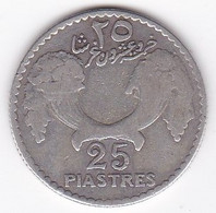 Liban - Protectorat Française 25 Piastres 1929 En Argent Lecompte : 35 - Lebanon